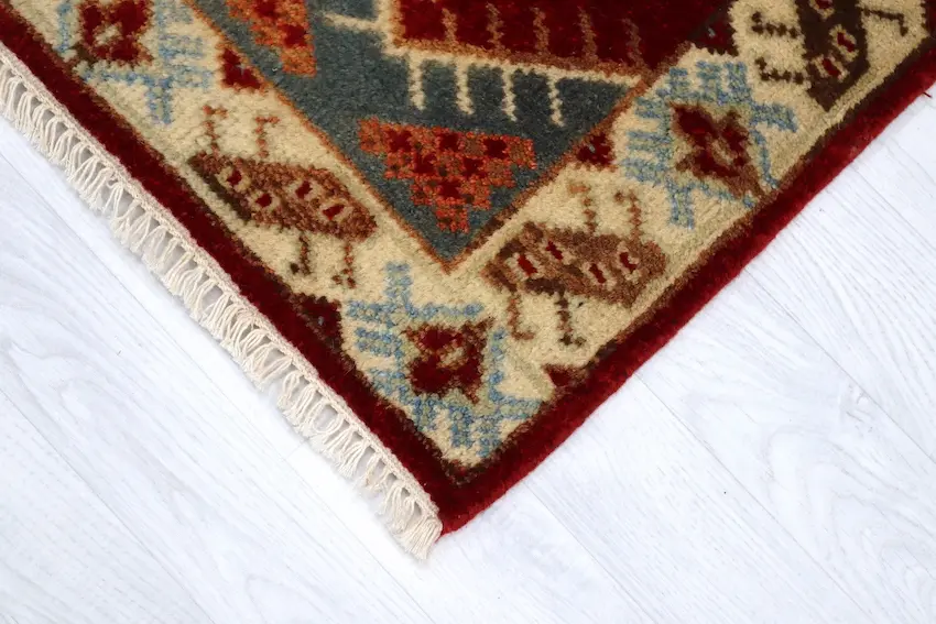 Indo Milas Rug - Red - Vibrant, Turkish inspired design Indian rug IML006