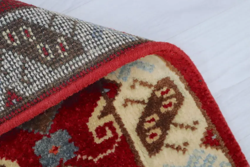 Indo Milas Rug - Red - Vibrant, Turkish inspired design Indian rug IML006