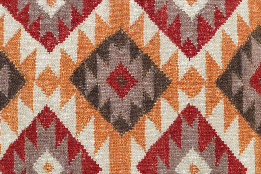 Indian Kelim Rug - Multicoloured - Flatweave Tribal design rug IKL042000 183 X 80  L