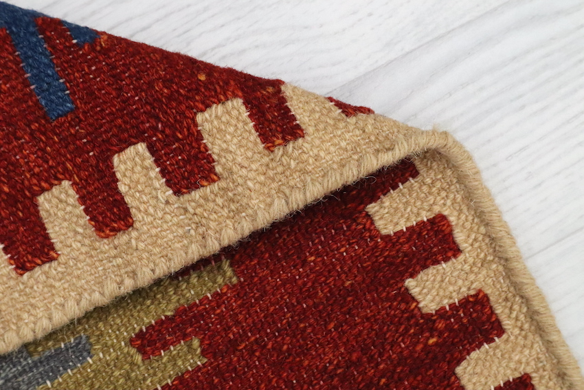 Indian Kelim Rug - Multicoloured - Flatweave Tribal design rug IKL013000 152 X 91 T