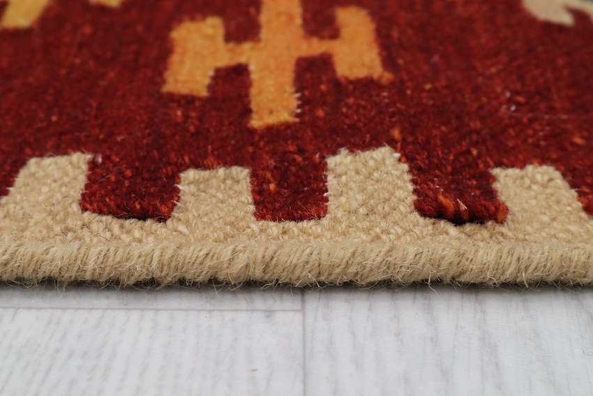 Indian Kelim Rug - Multicoloured - Flatweave Tribal design rug IKL013000 152 X 91 T