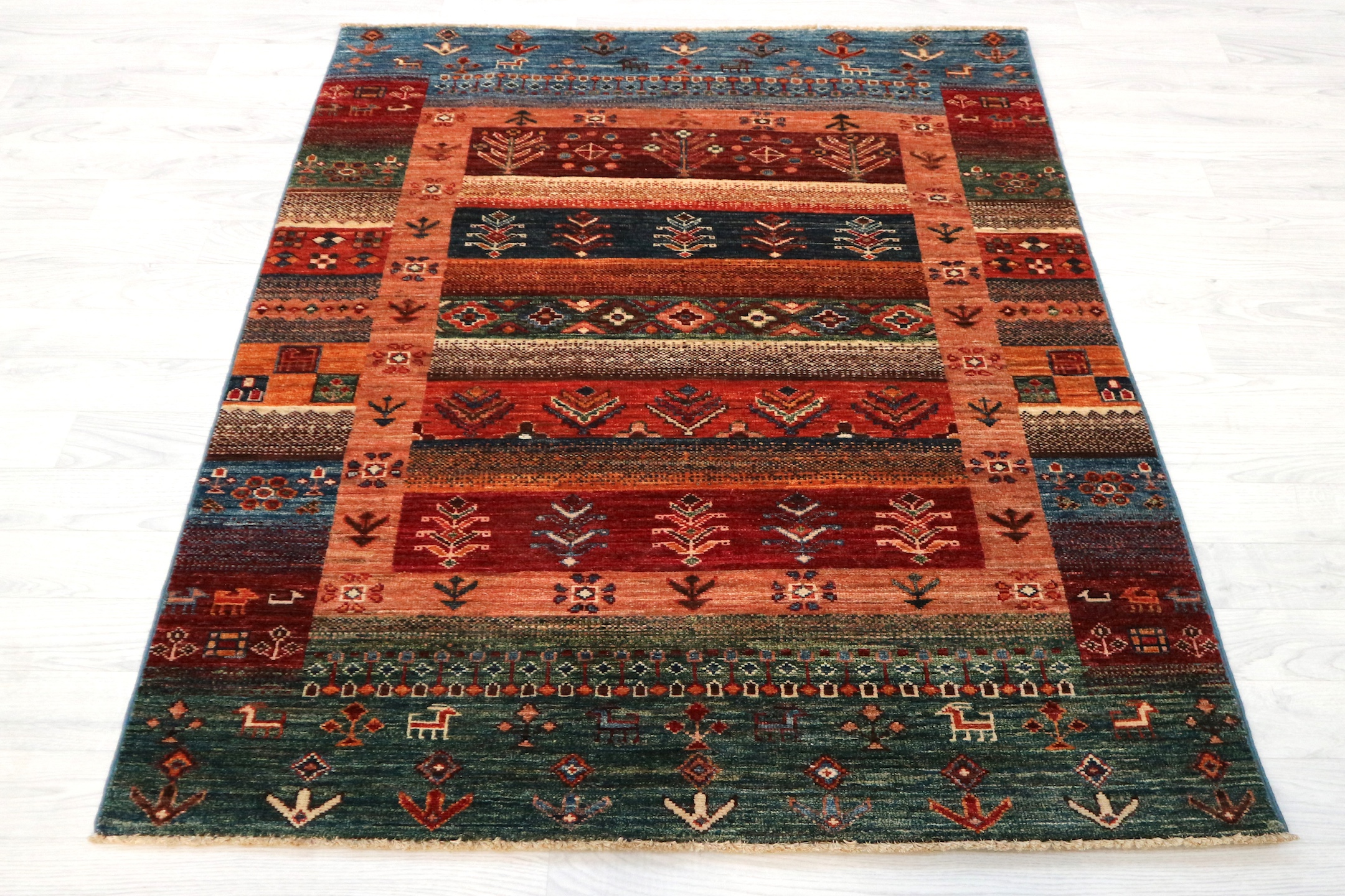 Fine Afghan Nomad Rug ANO014FIN B 154x104