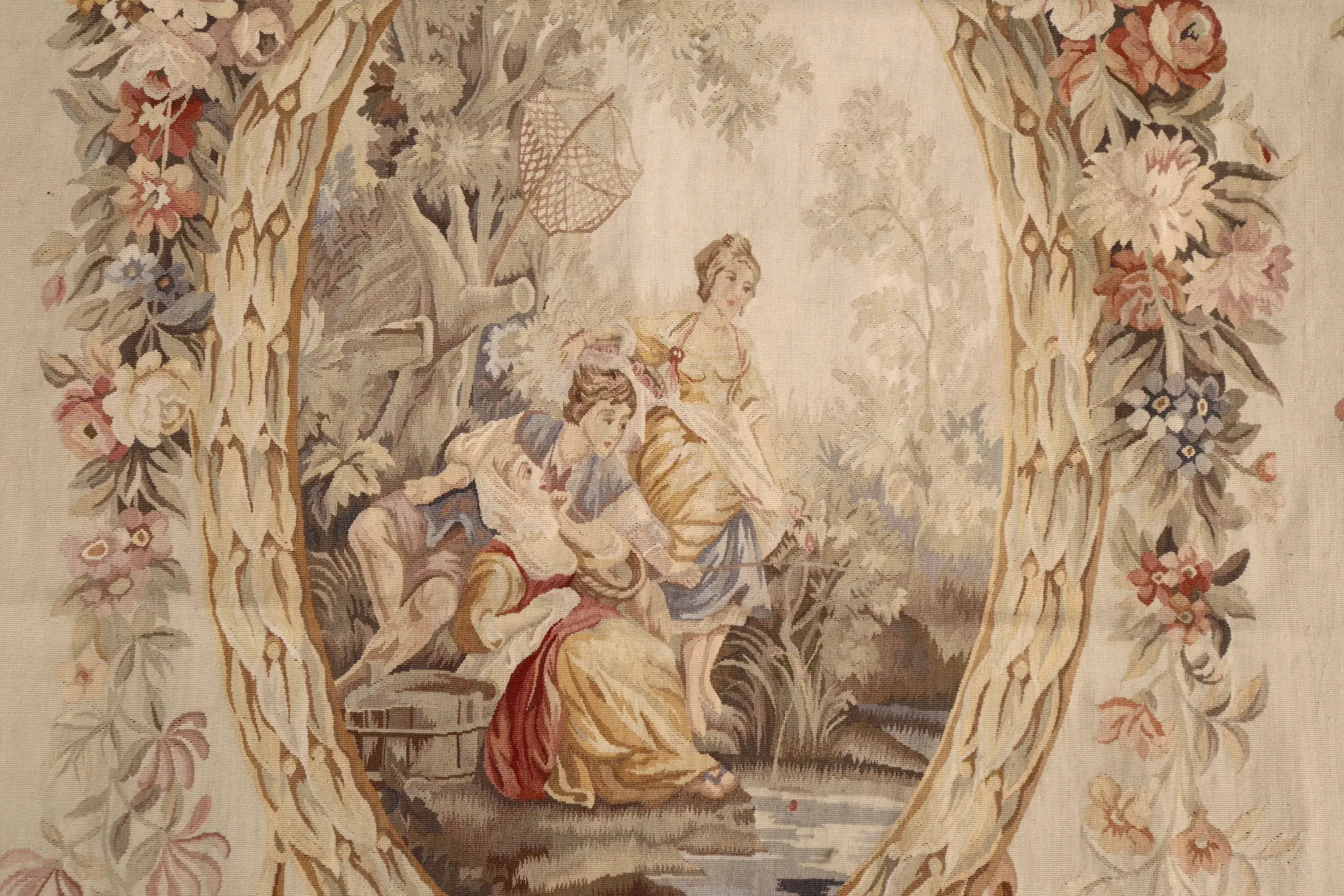 Chinese Tapestry Needlepoint Rug Wall Hanging TAP007000 208x140