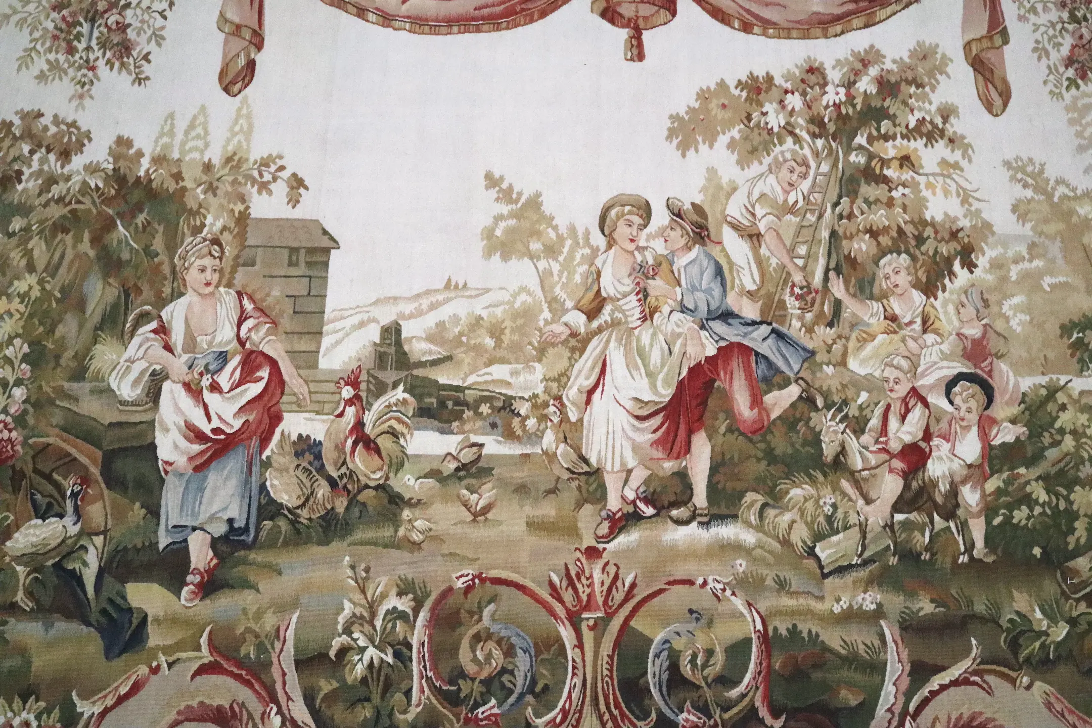 Chinese Tapestry Needlepoint Rug Wall Hanging TAP011000 236x186