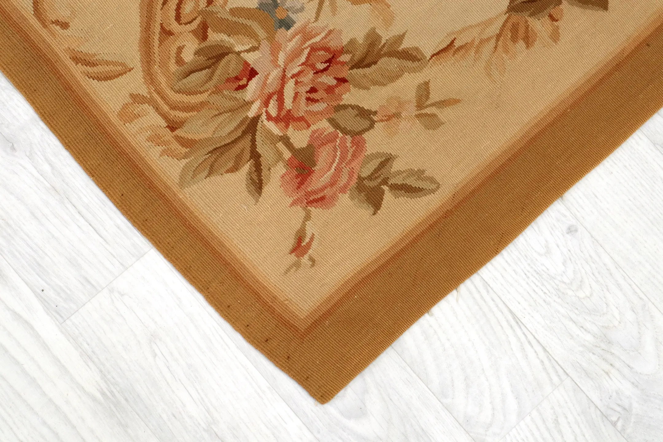 Chinese Aubusson Needlepoint Rug CAU018850 186 x 124