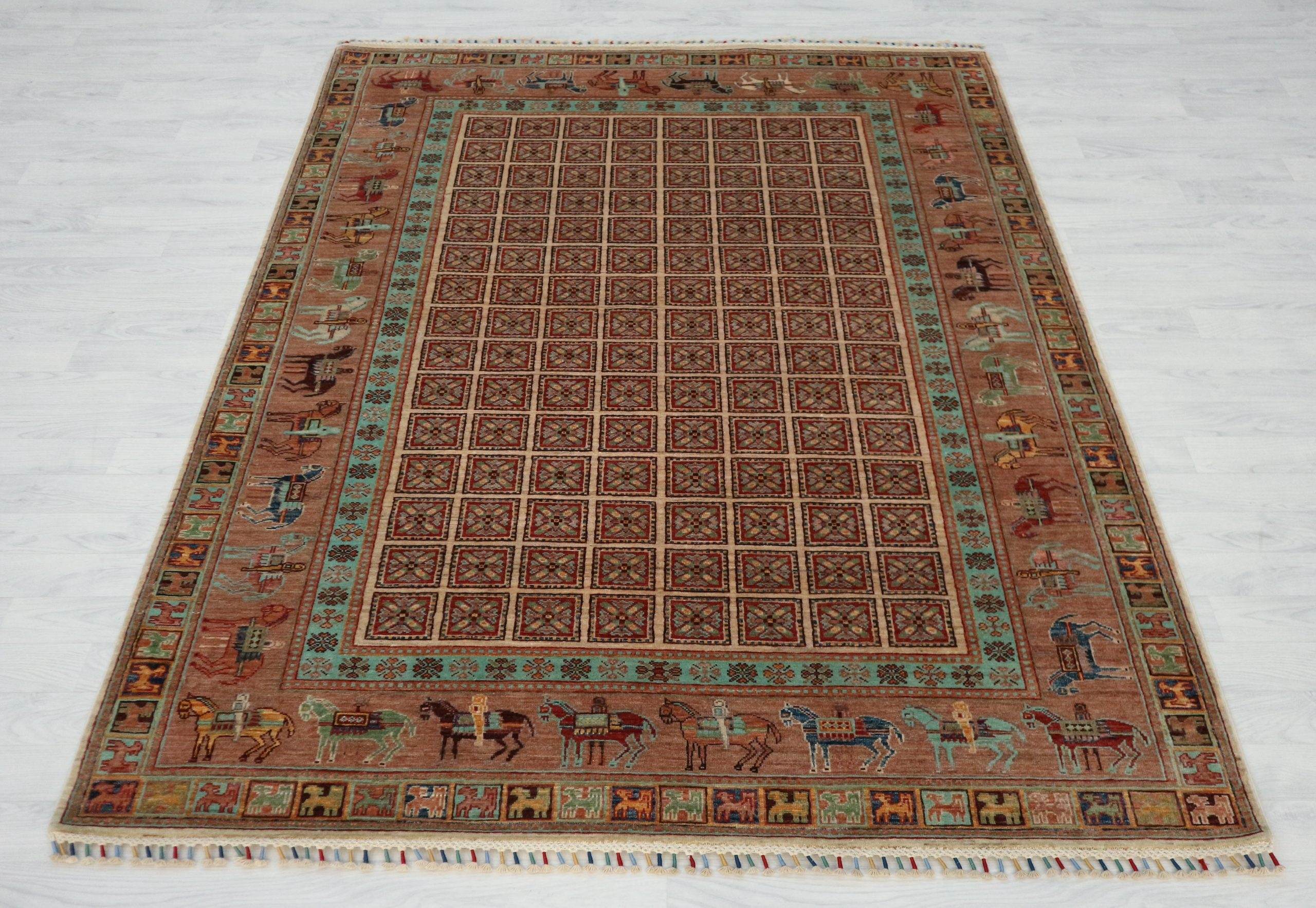Fine Afghan Nomad Rug ANO089FIN 244x177