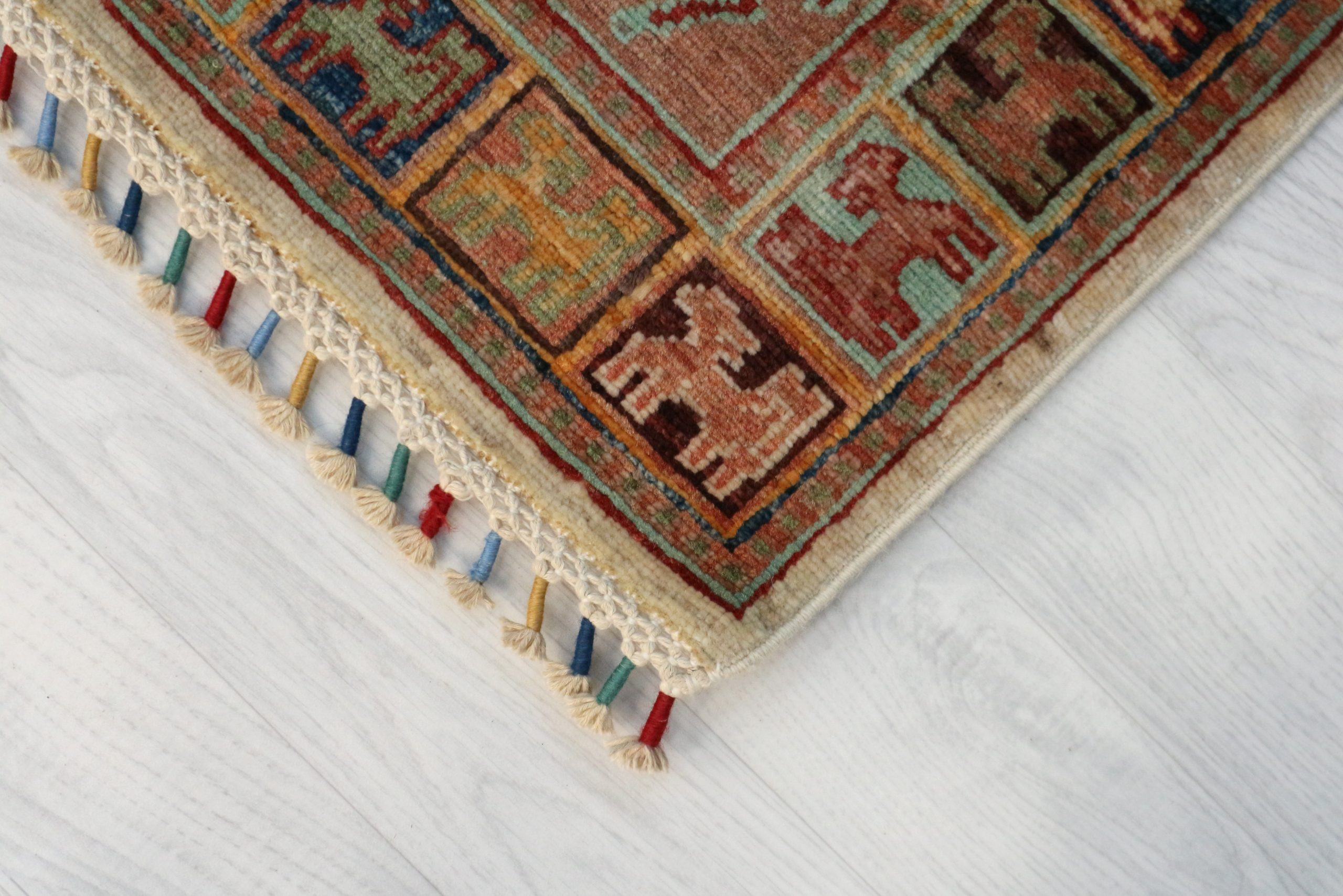 Fine Afghan Nomad Rug ANO089FIN 244x177