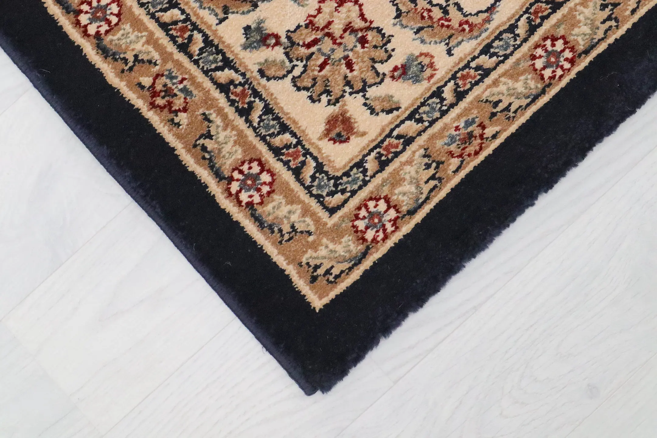 Kirman Machine Woven Rug - Blue - ZKI002