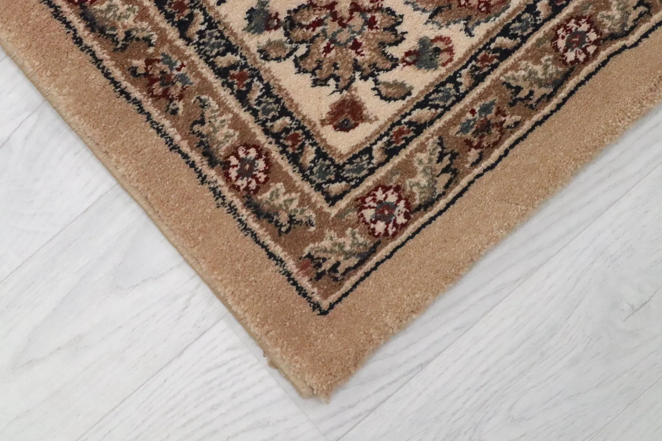 Kirman Machine Woven Rug - Cream - ZKI003