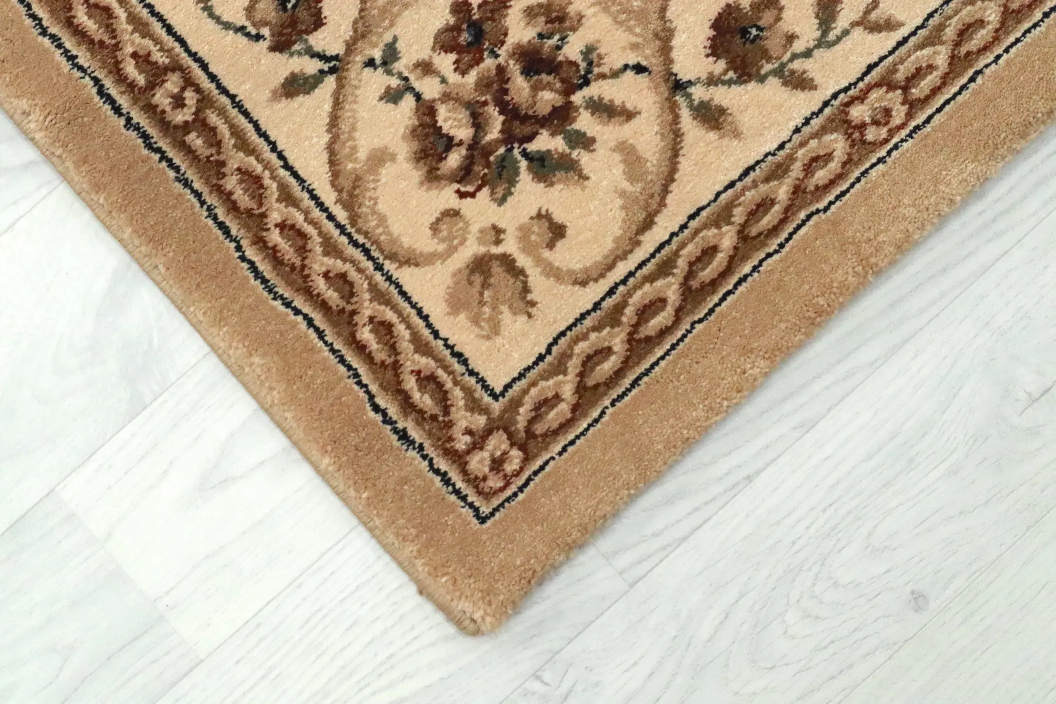 Kirman Machine Woven Rug - Cream - ZKI004