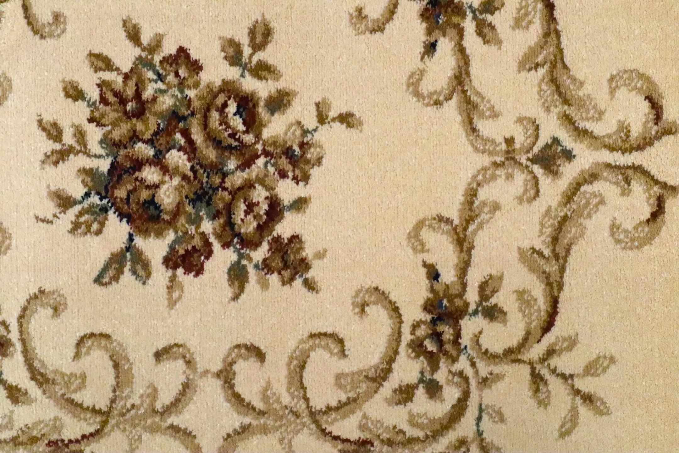 Kirman Machine Woven Rug - Cream - ZKI004