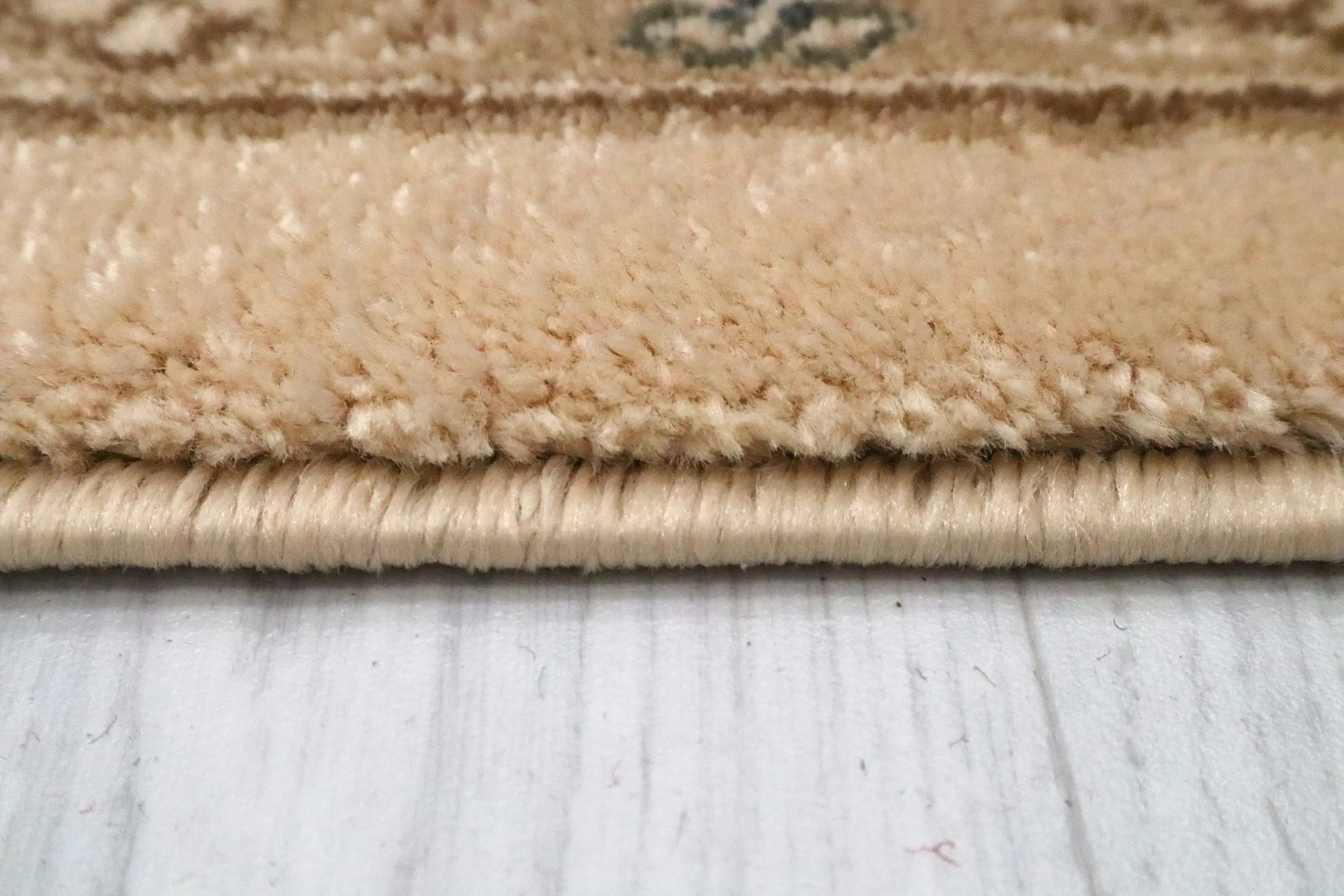 Kirman Machine Woven Rug - Cream - ZKI007
