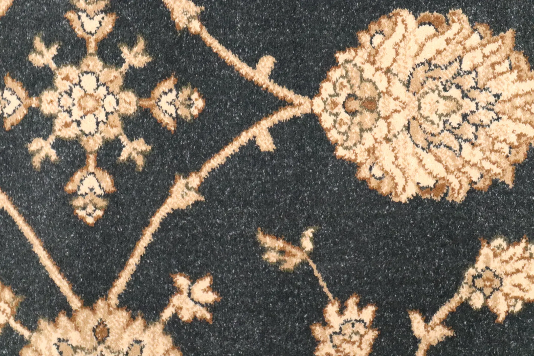 Kirman Machine Woven Rug - Blue - ZKI008