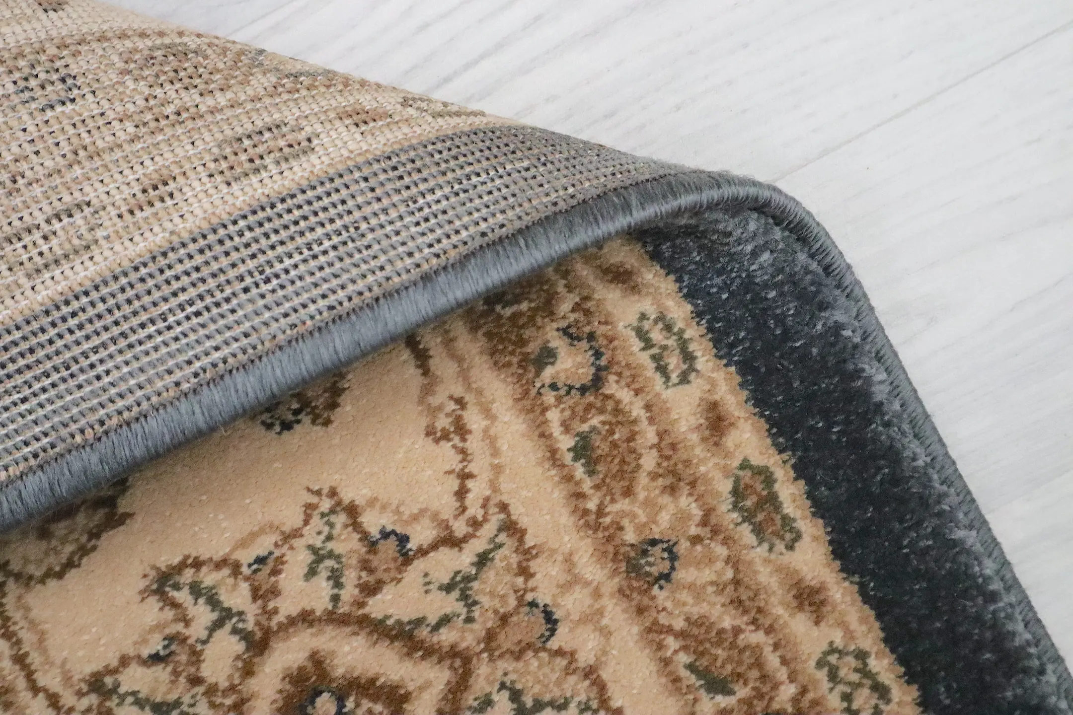 Kirman Machine Woven Rug - Blue - ZKI008