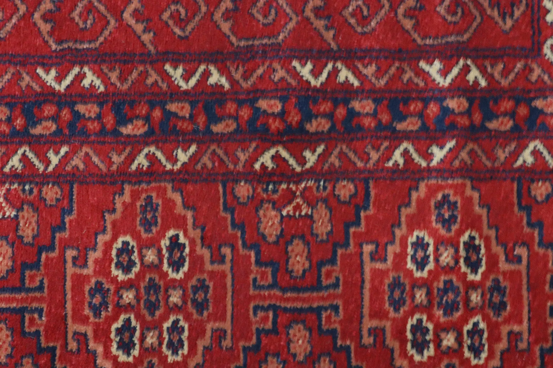 Kirman Machine Woven Rug - Red - ZKI009