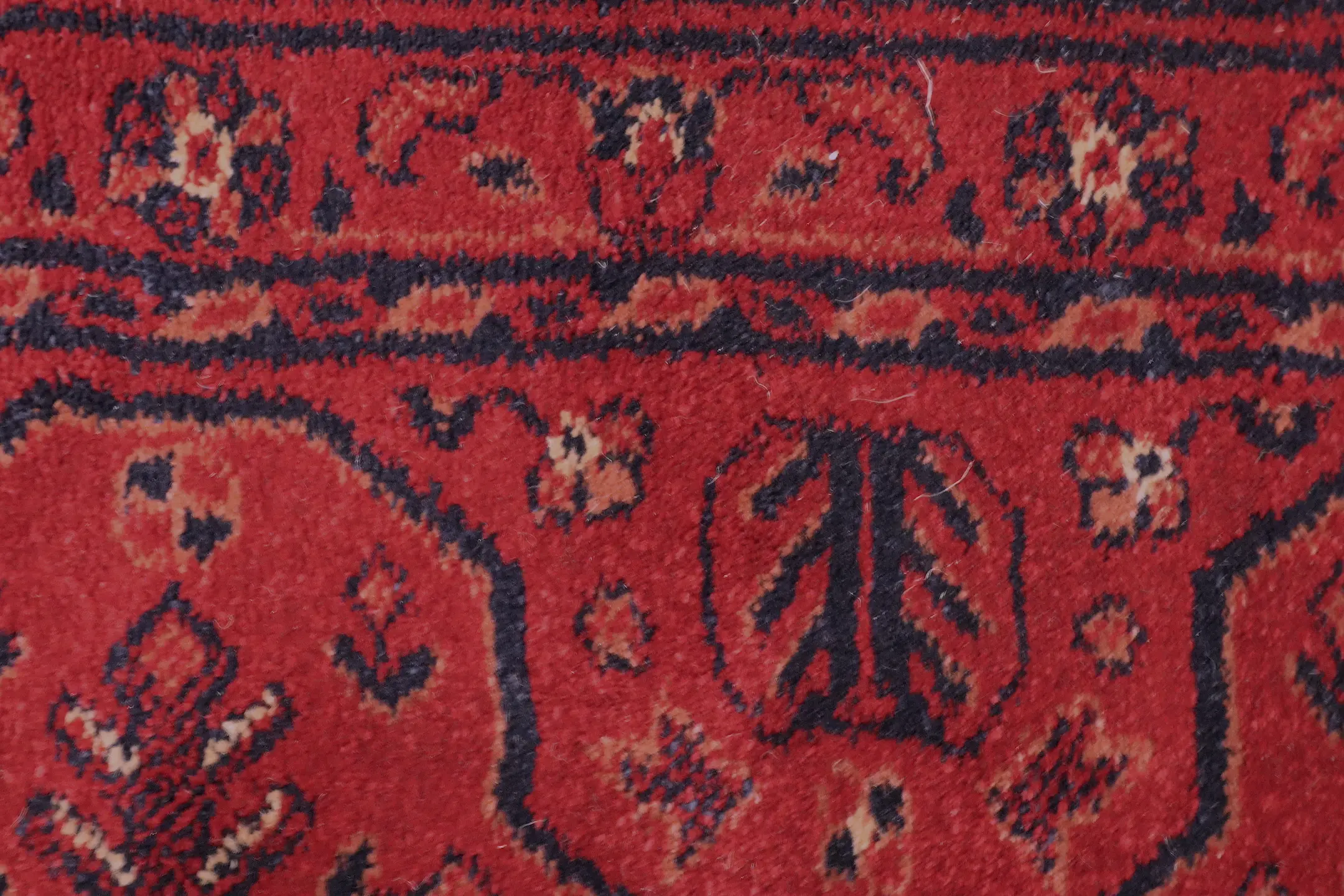 Kirman Machine Woven Rug - Red - ZKI010