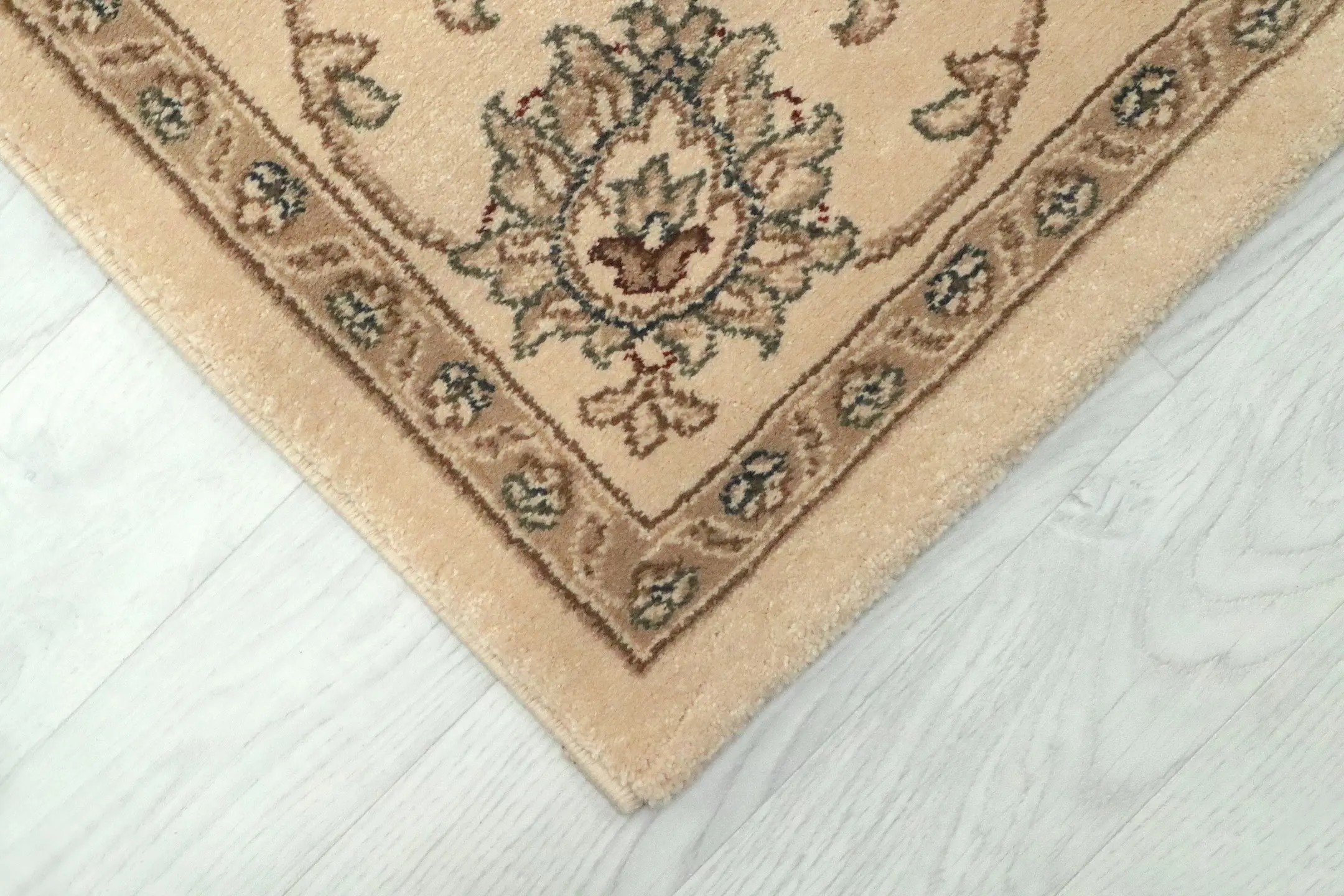 Kirman Machine Woven Rug - Cream - ZKI007
