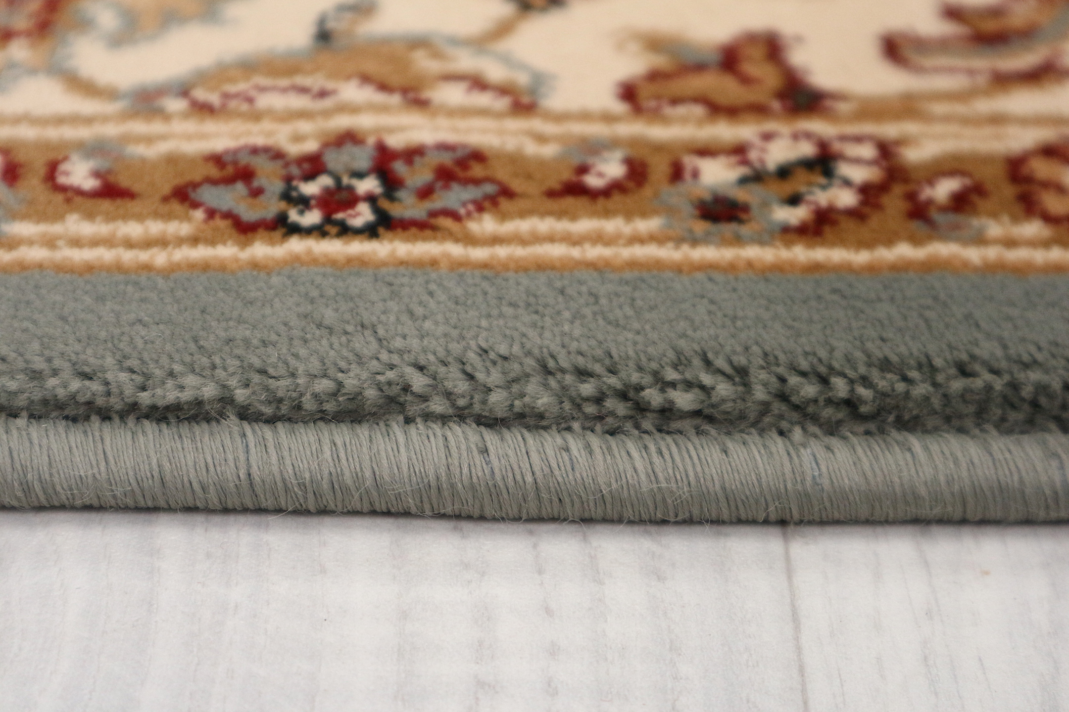 Kirman Machine Woven Rug - Blue - ZKI020