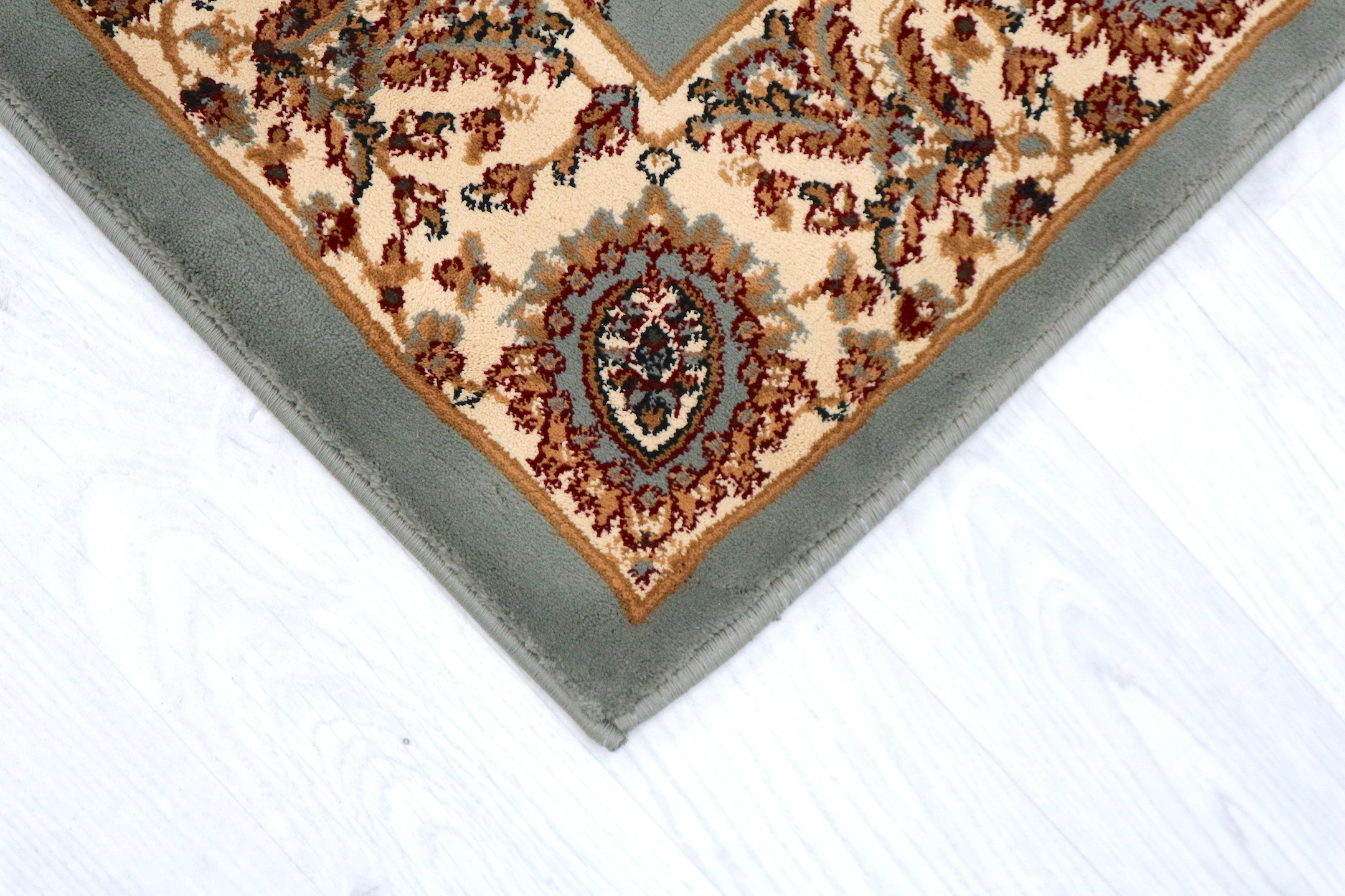 Kirman Machine Woven Rug - Blue - ZKI020