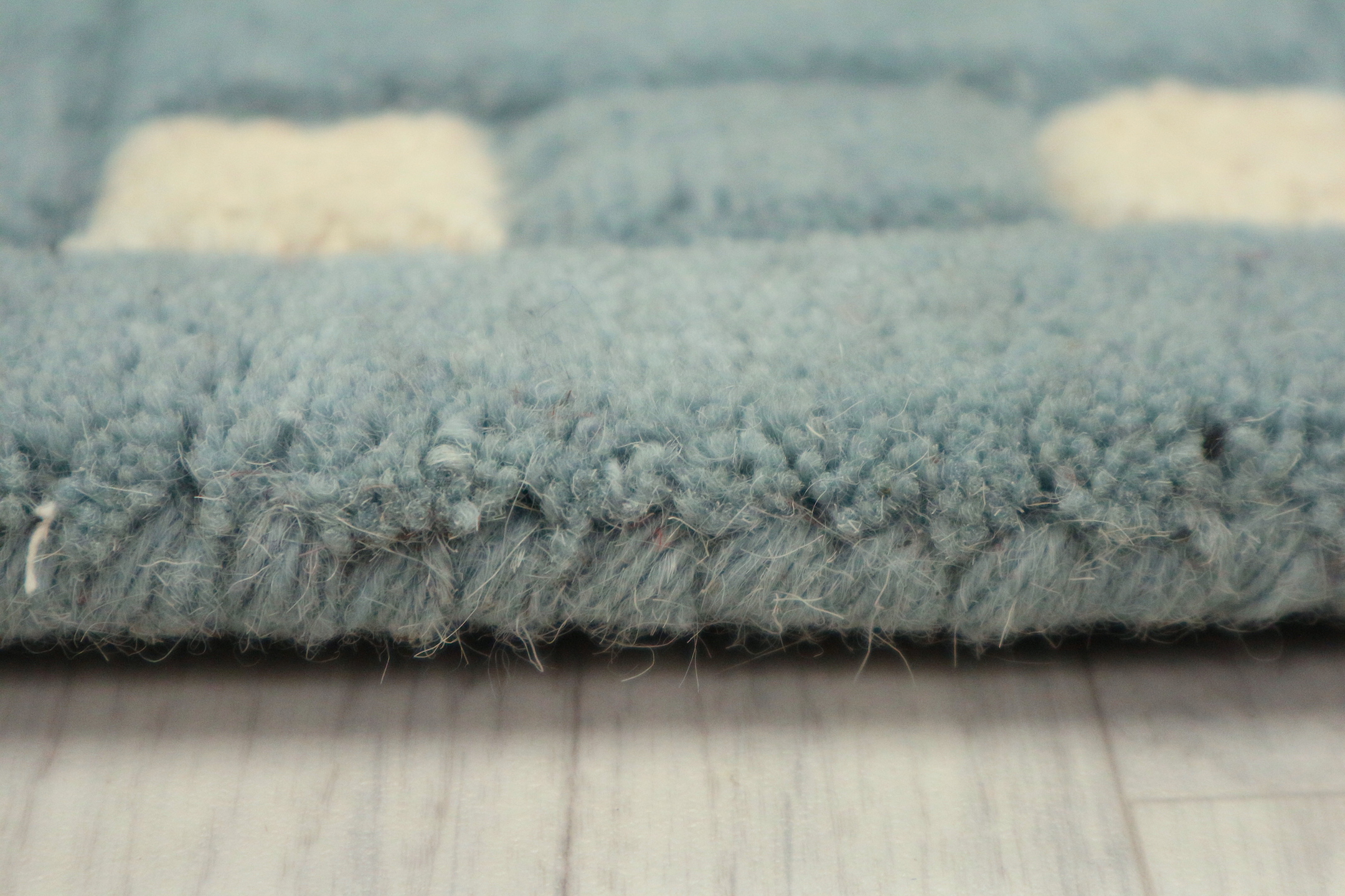 Basket Weave Design rug - 100% wool Indian rug HMP311