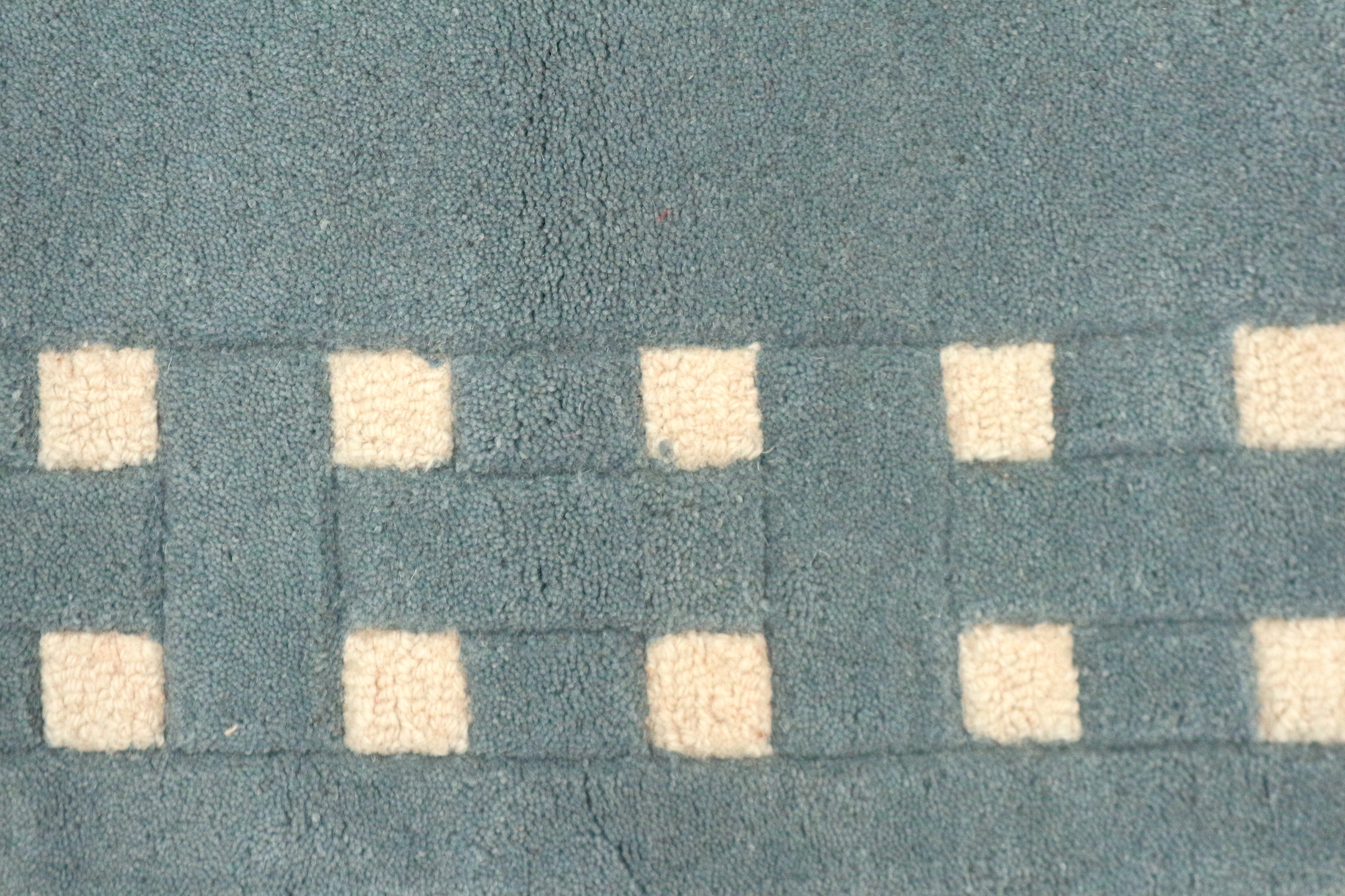Basket Weave Design rug - 100% wool Indian rug HMP311