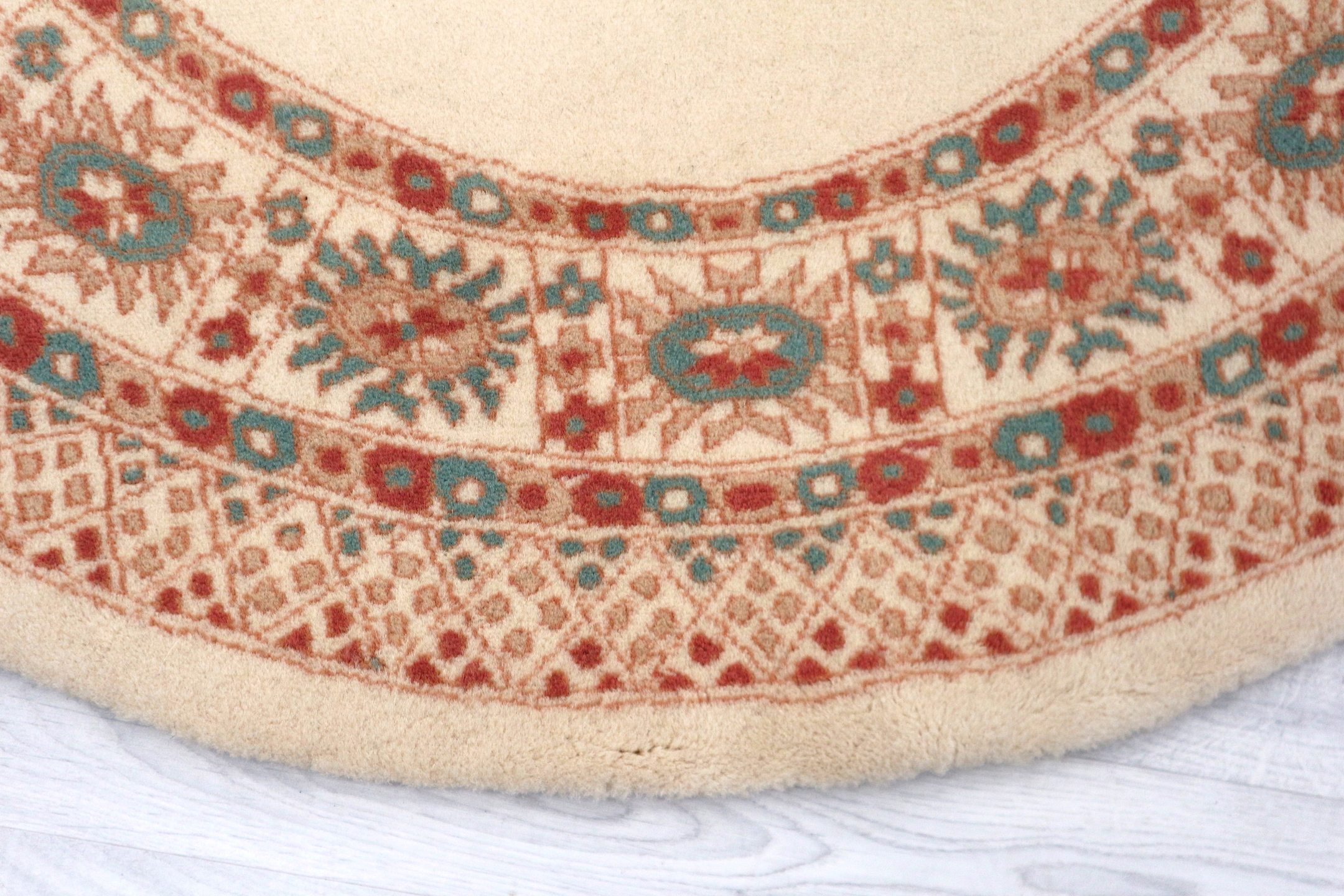 Fine Pakistan Bokhara Rug - Beige - Handknotted 100% wool Bokhara rug BOF044