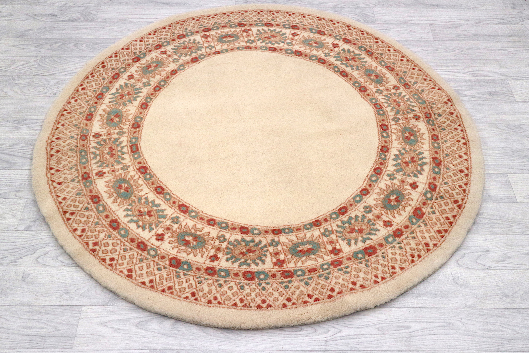 Fine Pakistan Bokhara Rug - Beige - Handknotted 100% wool Bokhara rug BOF044