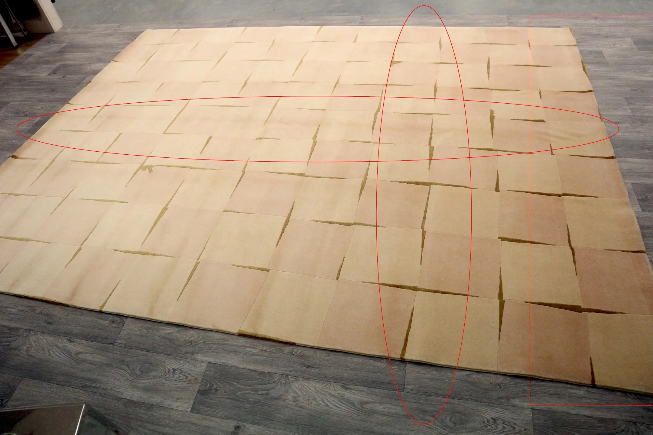 Modern Tibetan Rug Fine Line CTN025S13 N 303 x 236