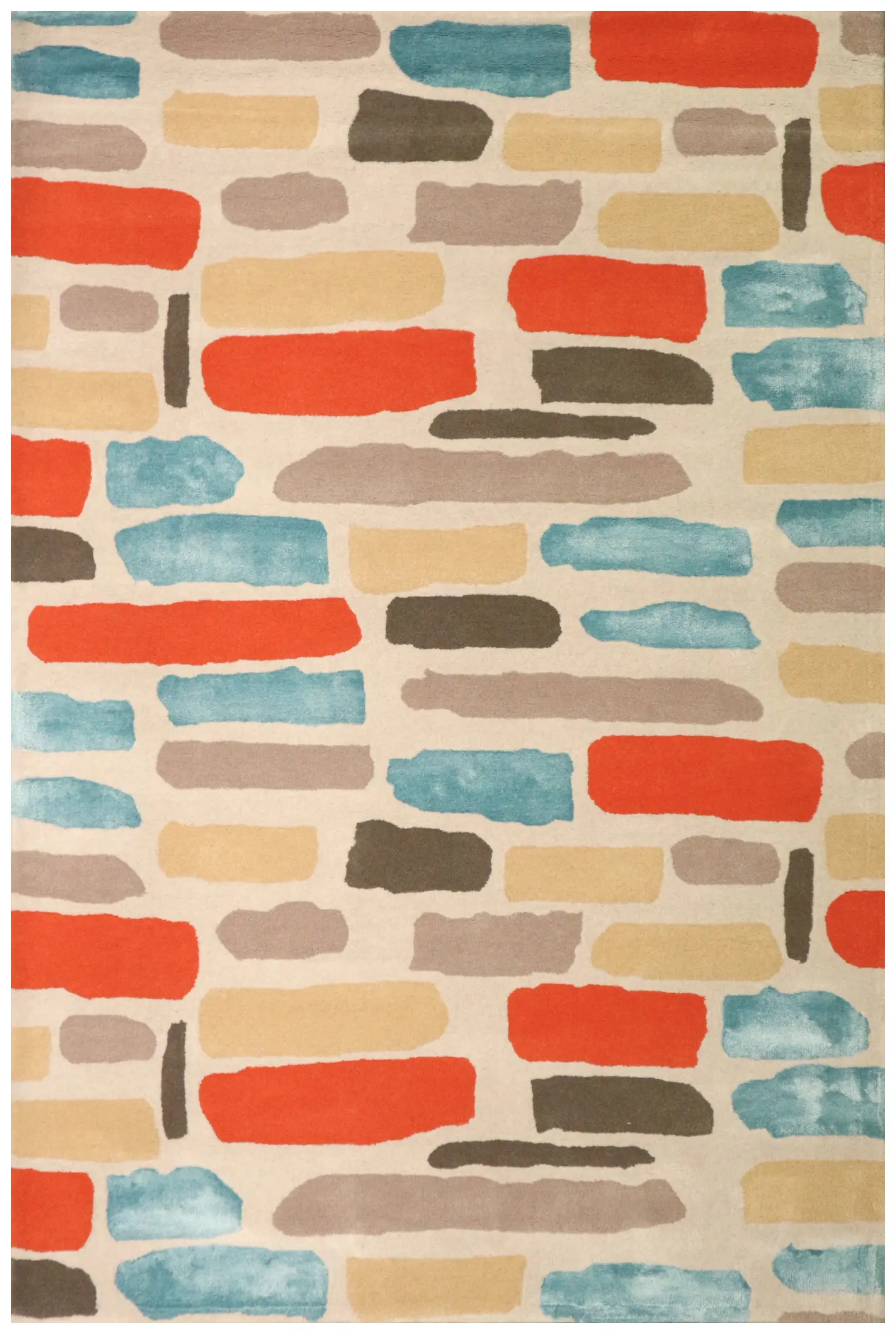 Ella Claire Indian Rug - Bricks - ECAC02