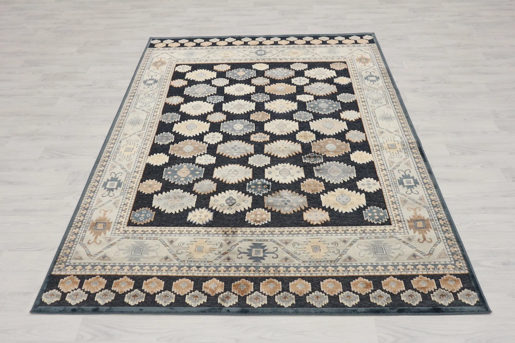 Vintage Design Rug - Multicoloured - Machine Woven ZCA015