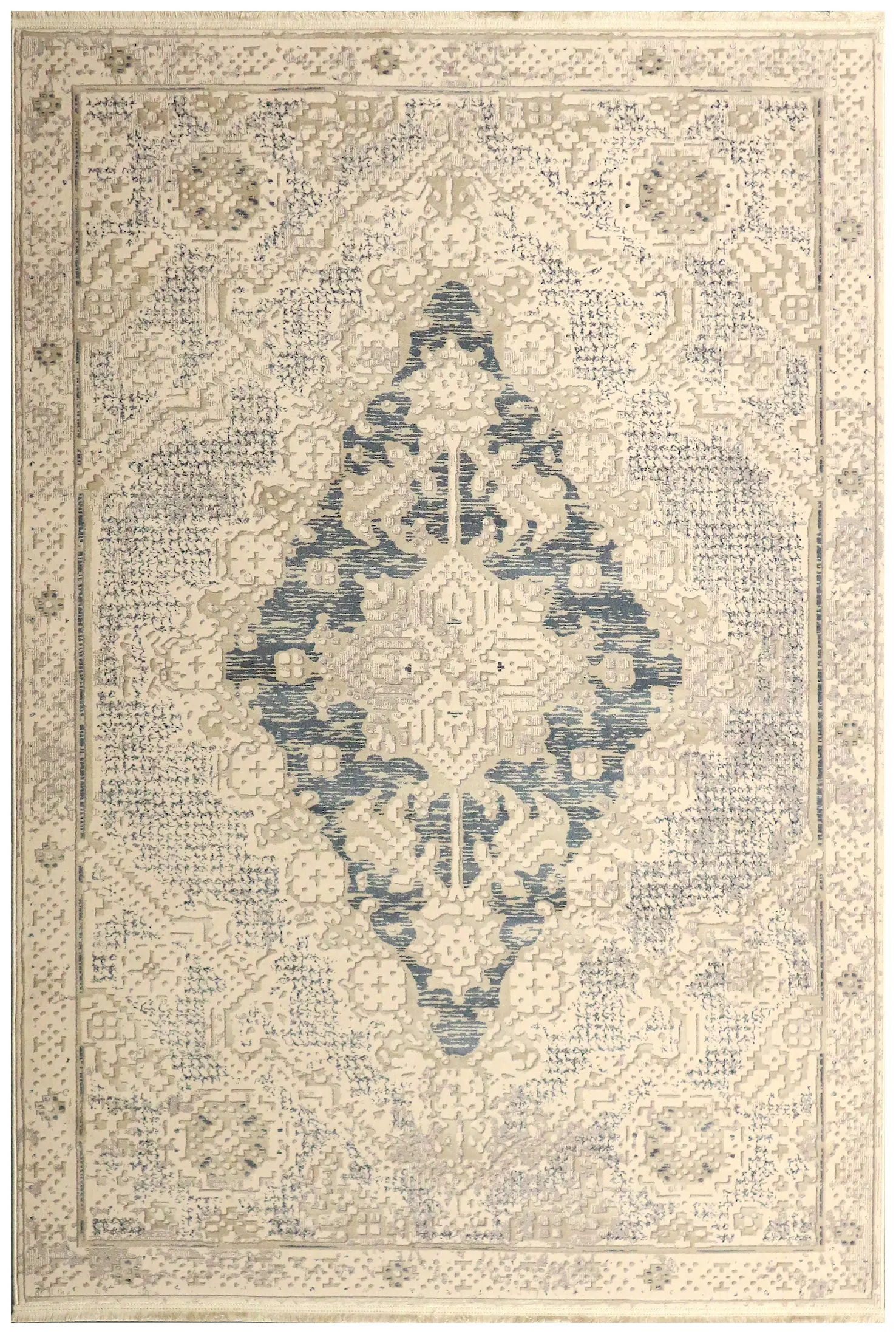 Vintage Design Rug - Multicoloured - Machine Woven ZCA018