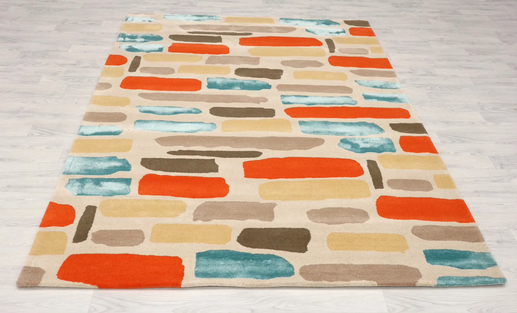 Ella Claire Indian Rug - Bricks - ECAC02