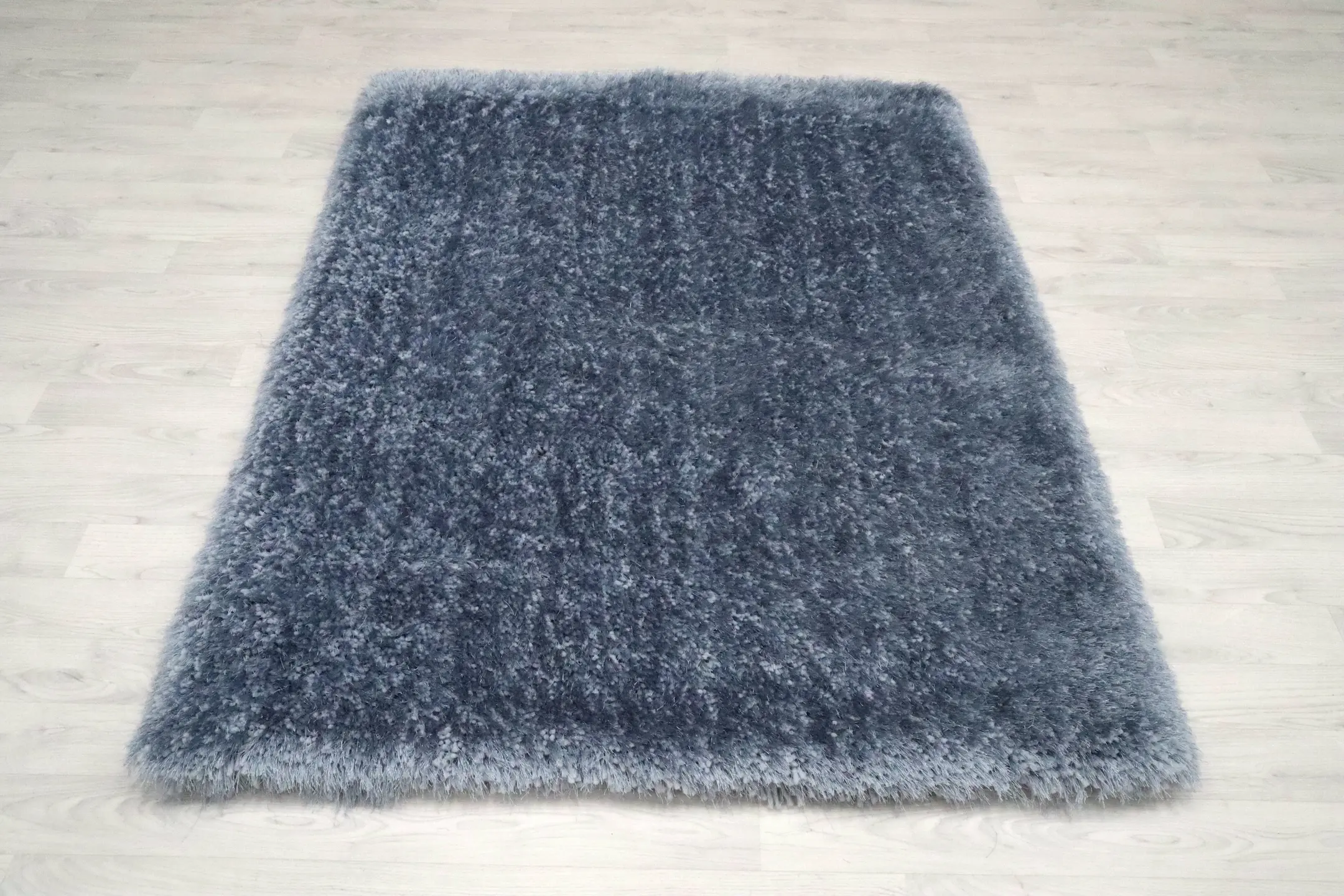 Polyester Shaggy Rug P.Blu D Cls018708 170cm x 120cm
