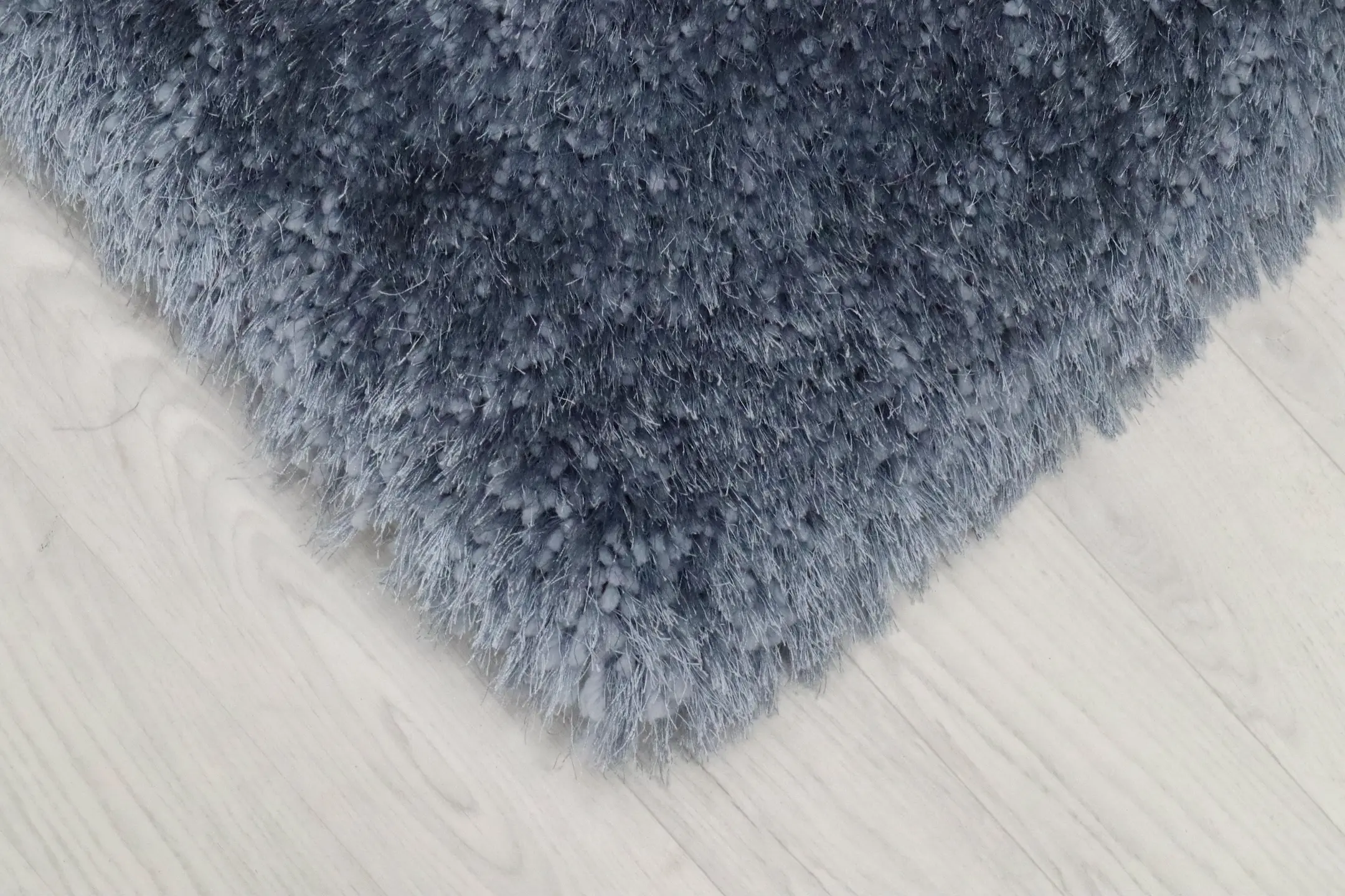 Polyester Shaggy Rug P.Blu D Cls018708 170cm x 120cm