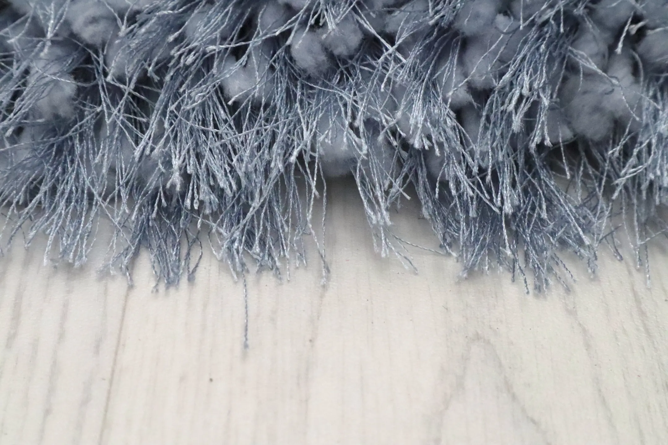 Polyester Shaggy Rug P.Blu D Cls018708 170cm x 120cm