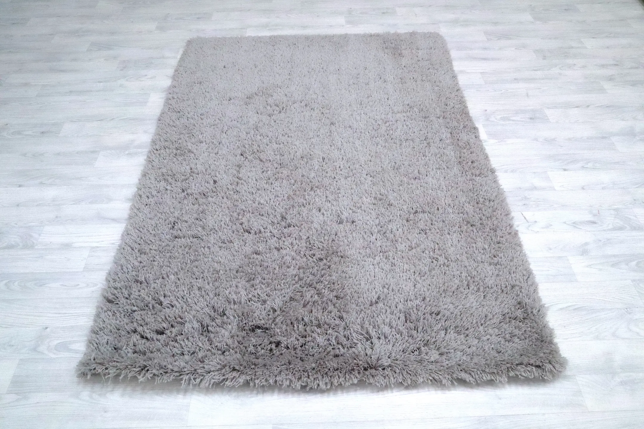Shaggy Rug Light Grey Zlp018Che 170cm x 120cm