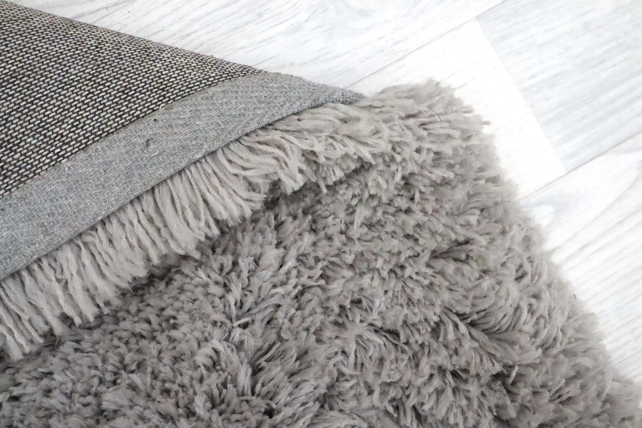 Shaggy Rug Light Grey Zlp018Che 170cm x 120cm