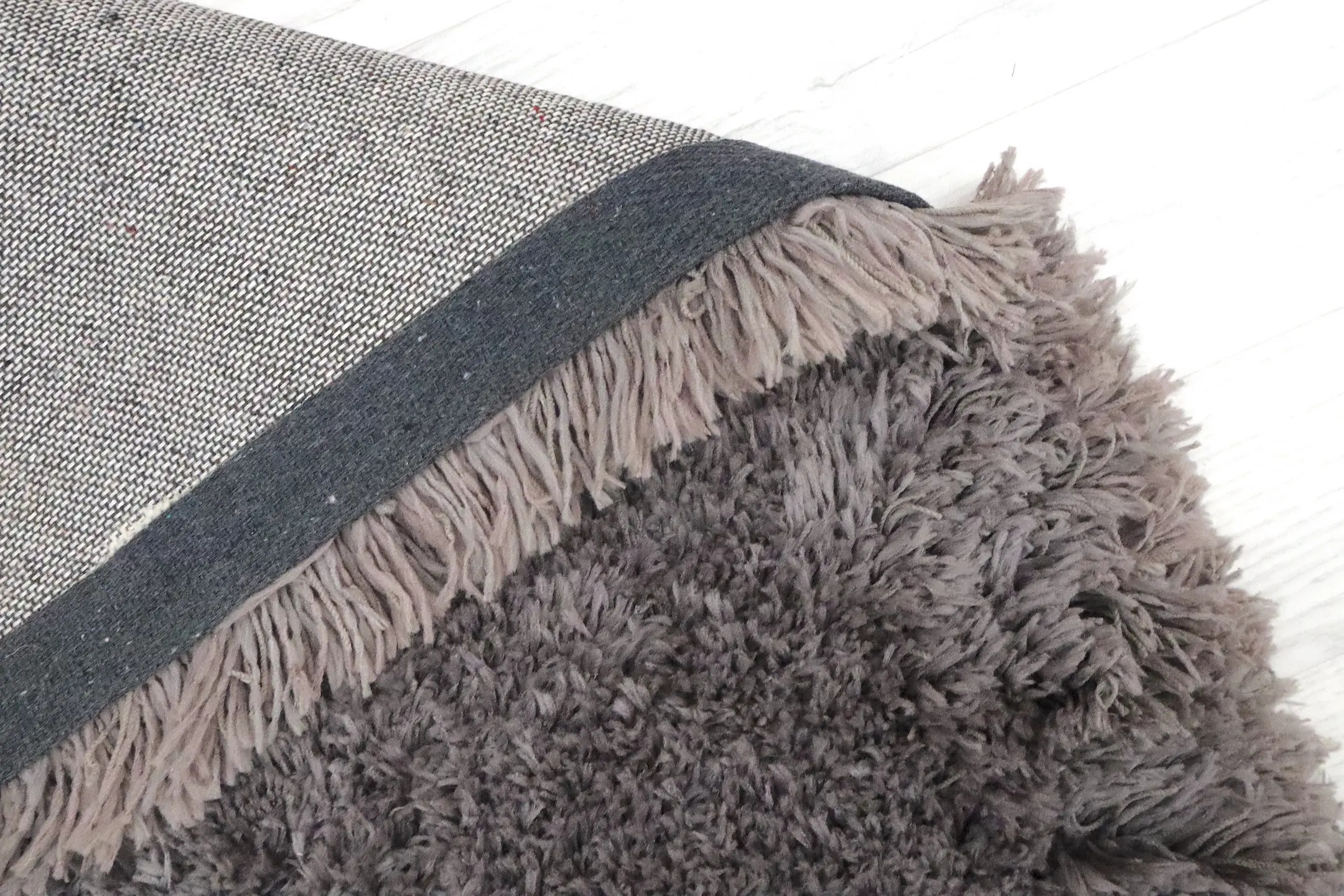 Shaggy Rug Dark Grey Zlp020Che 230cm x 160cm