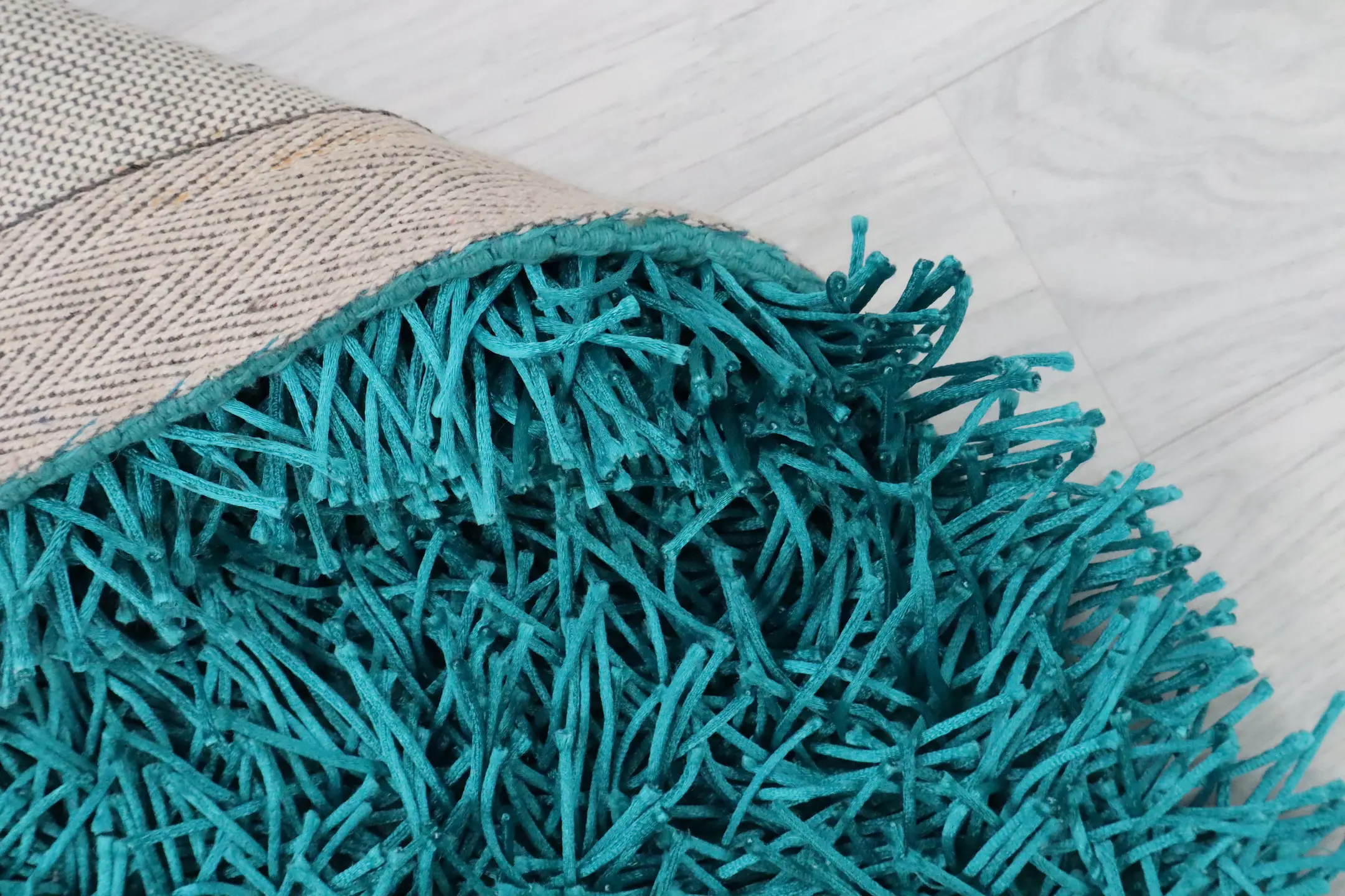 Shaggy Mix Petrol Blue Ilp022035 274cm x 183cm