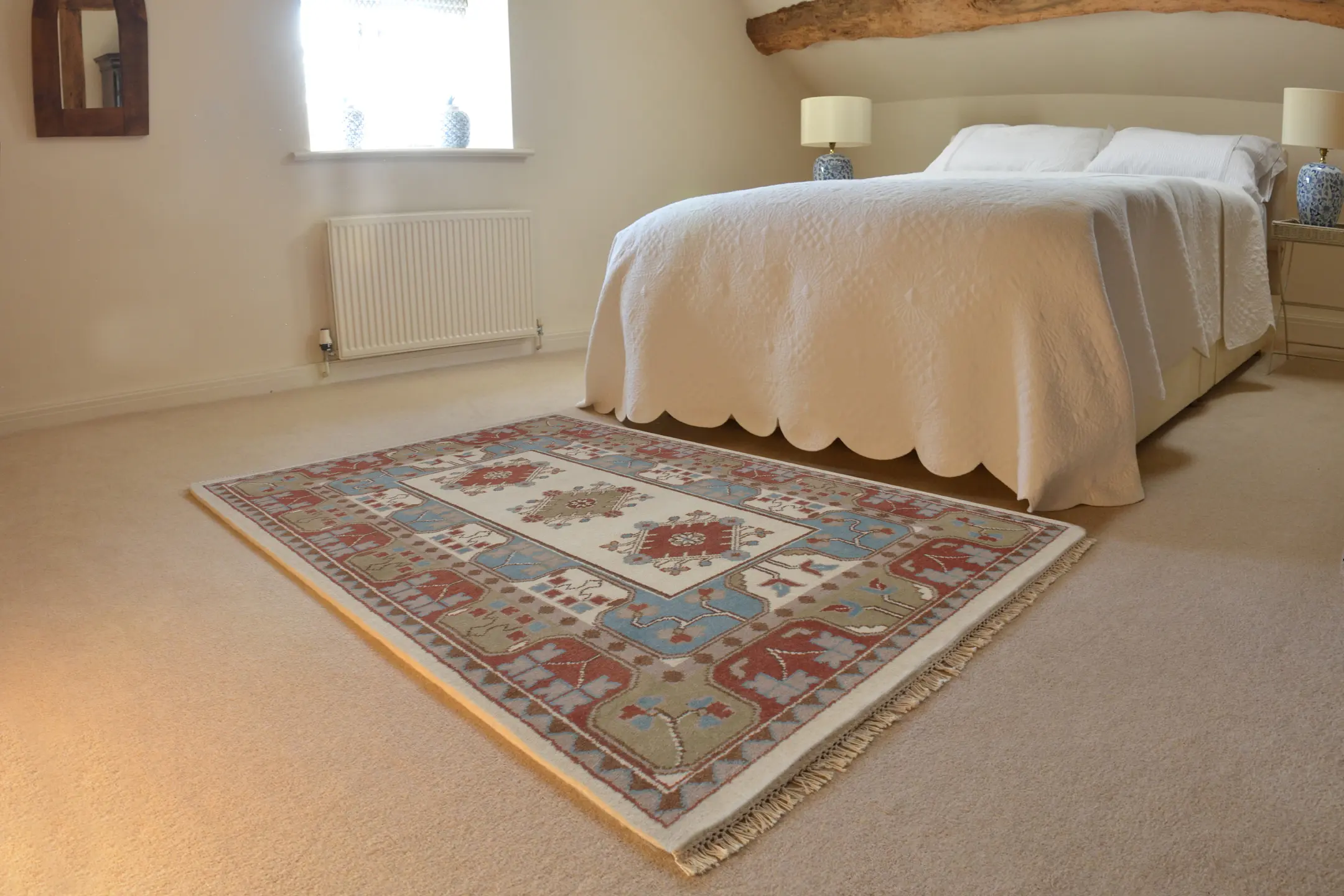 Indo Milas Rug - Multicoloured - Vibrant, Turkish inspired design Indian rug