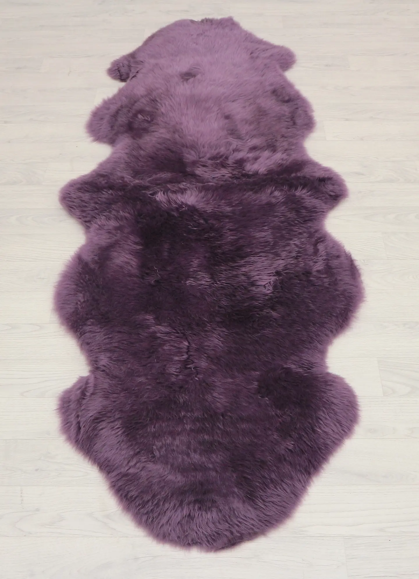 Natural Premium Sheepskin JSK - Aubergine - 100% British Wool