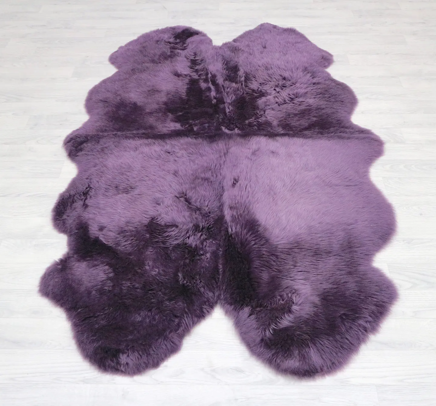 Natural Premium Sheepskin JSK - Aubergine - 100% British Wool
