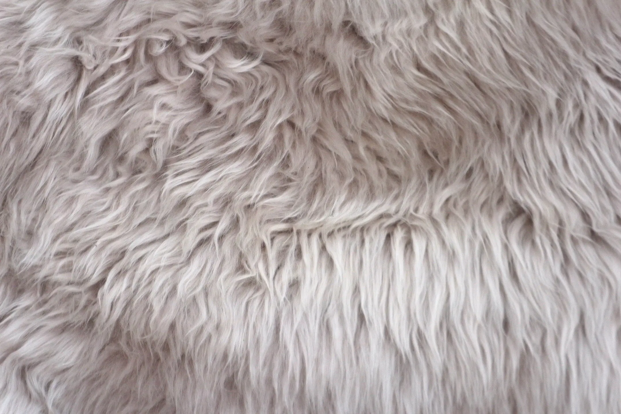 Single Natural Sheepskin JSK - Light Grey - 100% British Wool