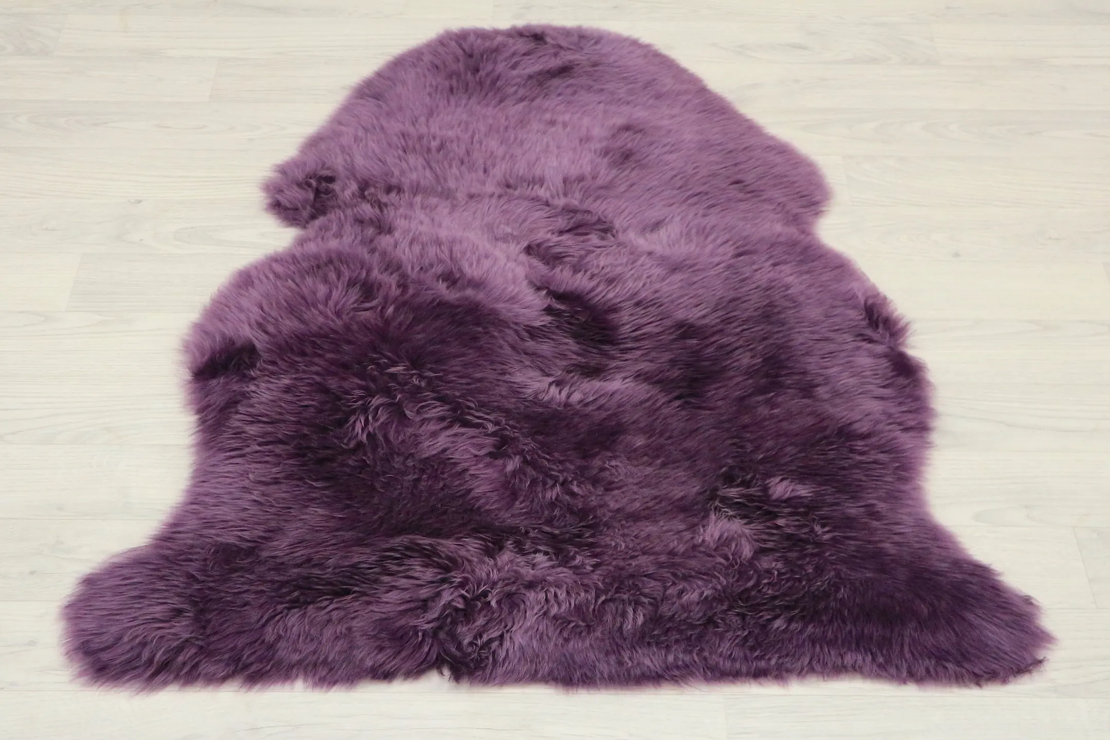Natural Premium Sheepskin JSK - Aubergine - 100% British Wool