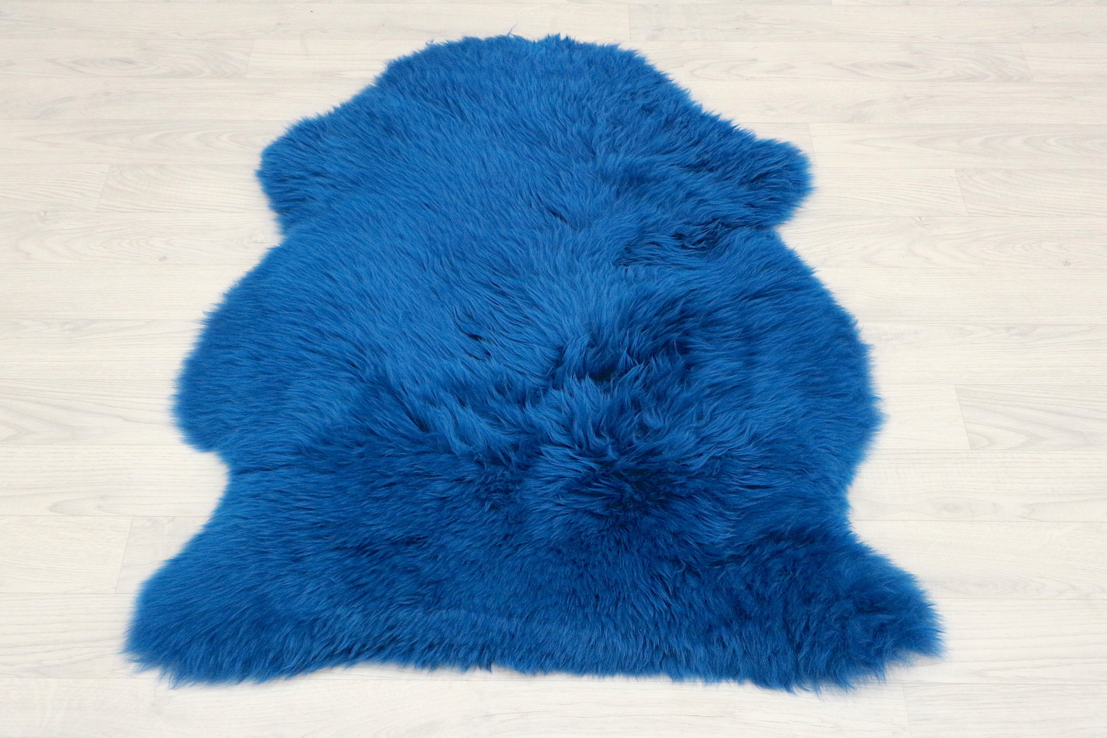 Natural Premium Sheepskin JSK - Royal Blue - 100% British Wool