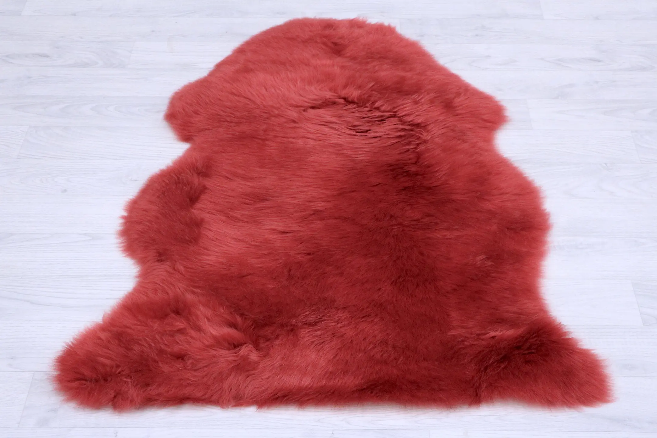 Natural Premium Sheepskin JSK - Deep Red - 100% British Wool