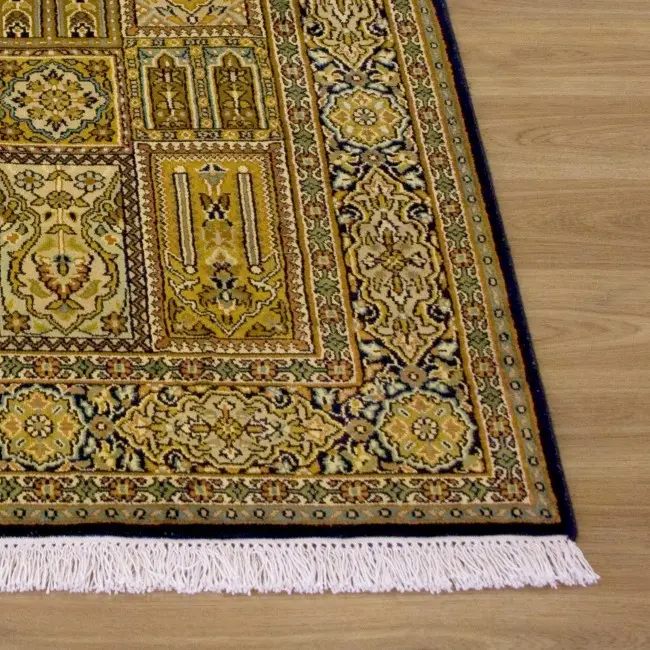 Kashmiri Silk Rug KSK009034 1.24 x .78