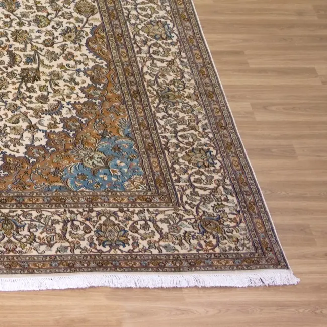 Kashmiri Silk Rug KSK025075 3.12 x 2.48