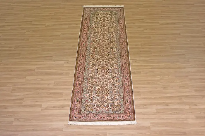 Kashmiri Silk Rug KSK045094 2.64 x .80
