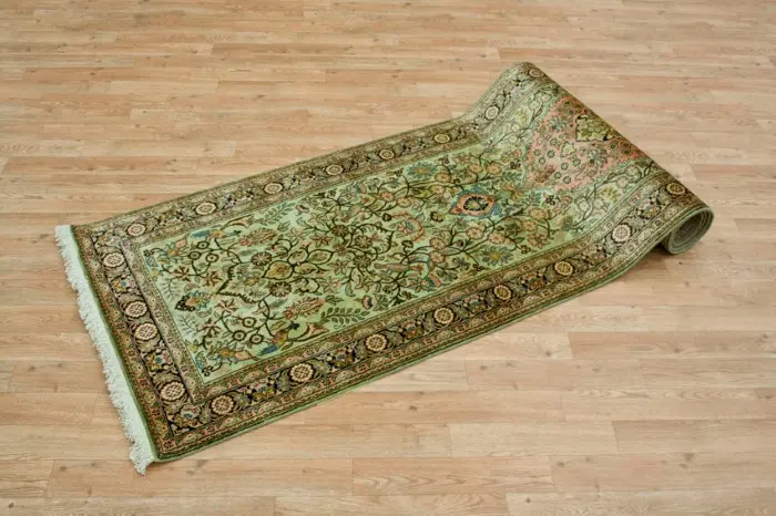 Kashmiri Silk Rug KSK047093 299 x 79